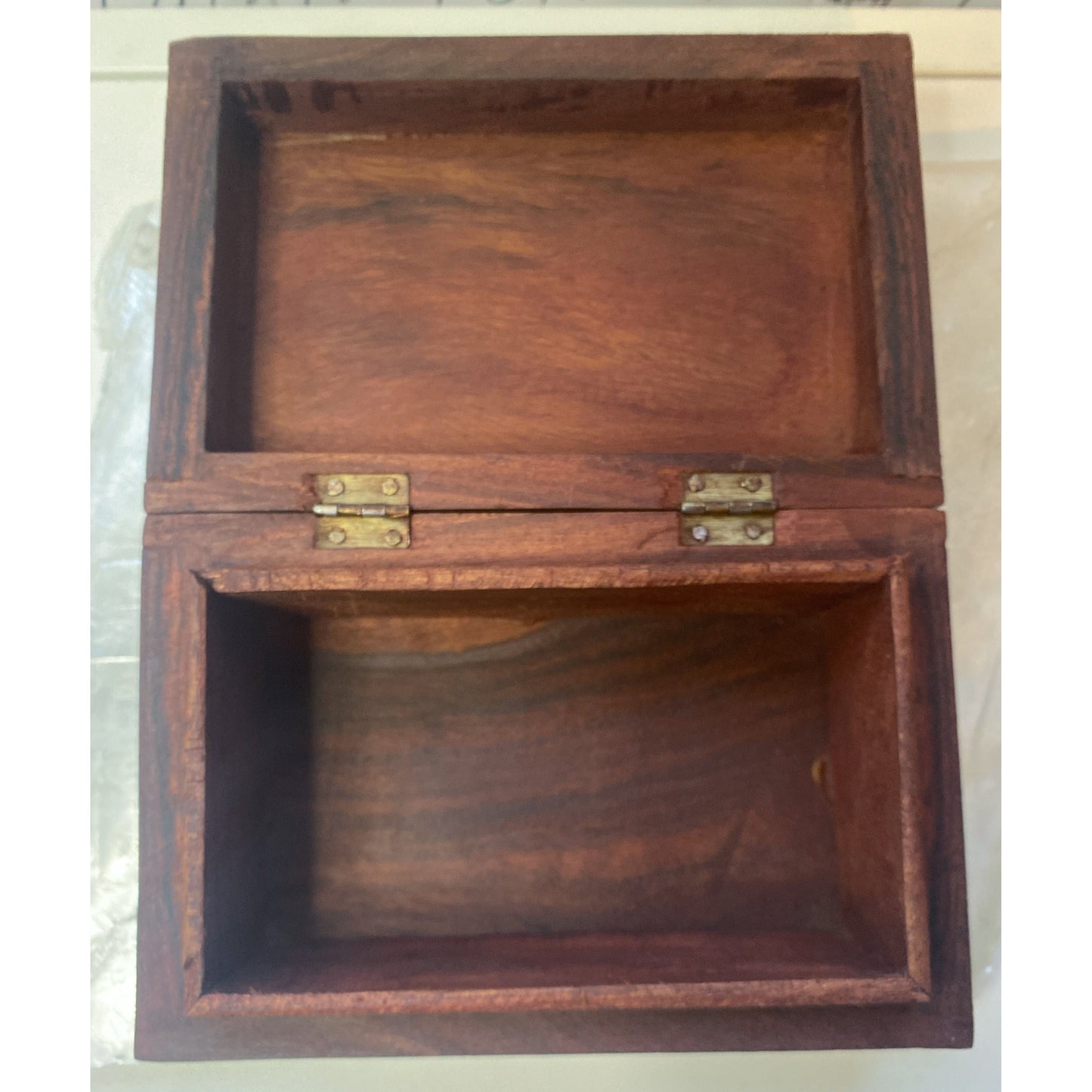 Egyptian Eye of Horus 4x6 Wooden Box