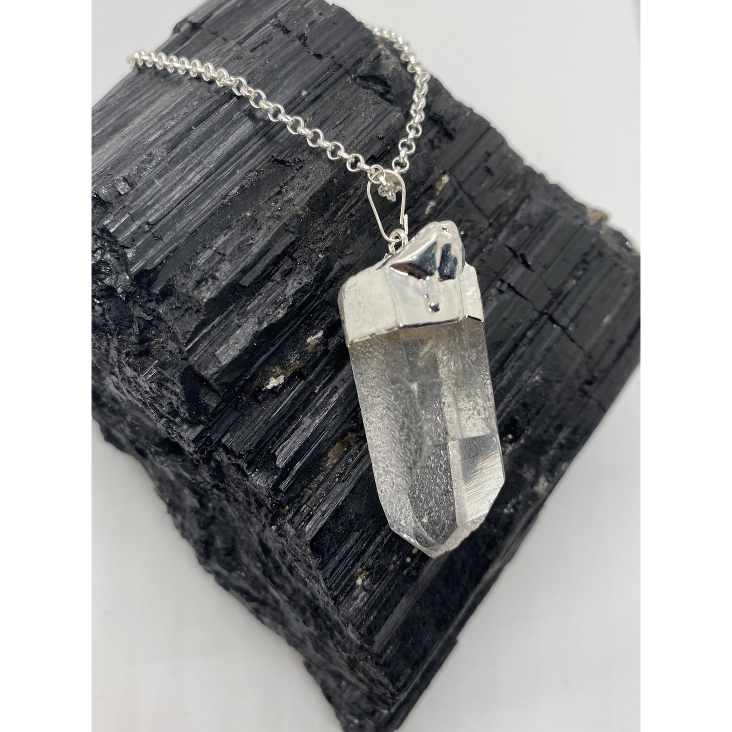 Clear Quartz pendant necklace