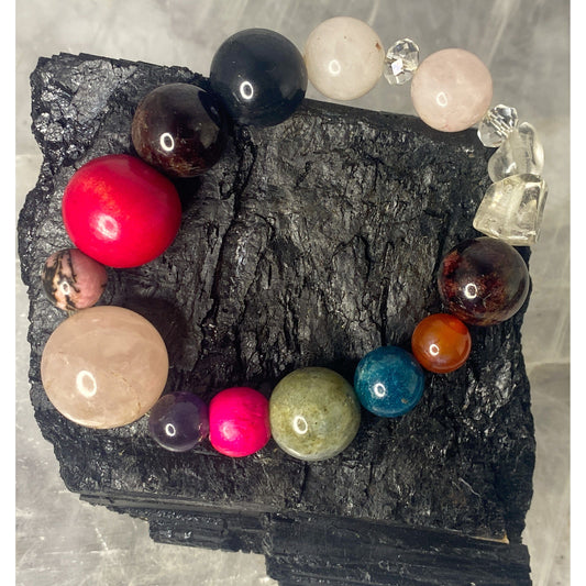 9 Gemstone Chakra Alignment Stretchy Bracelet