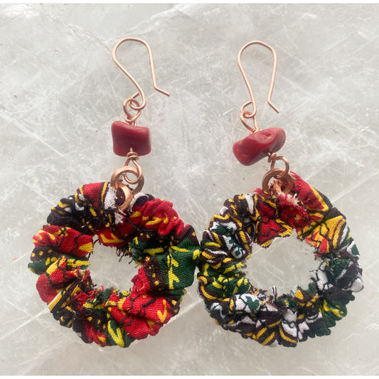 Jingle Bell Rock - Textile & Red Coral