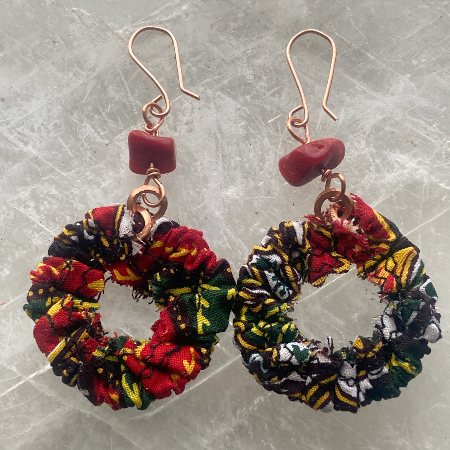 Jingle Bell Rock - Textile & Red Coral