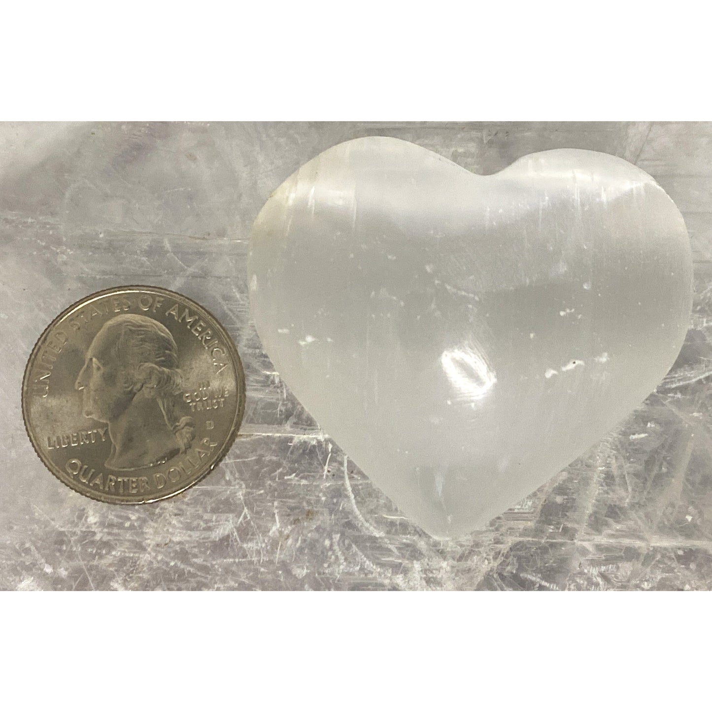 Selenite Mini Hearts