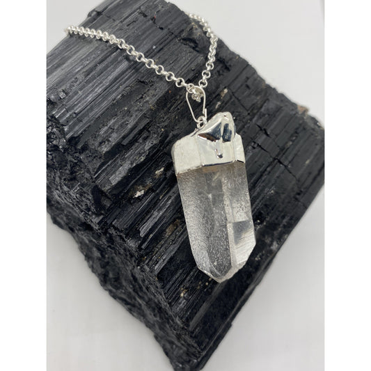 Clear Quartz pendant necklace