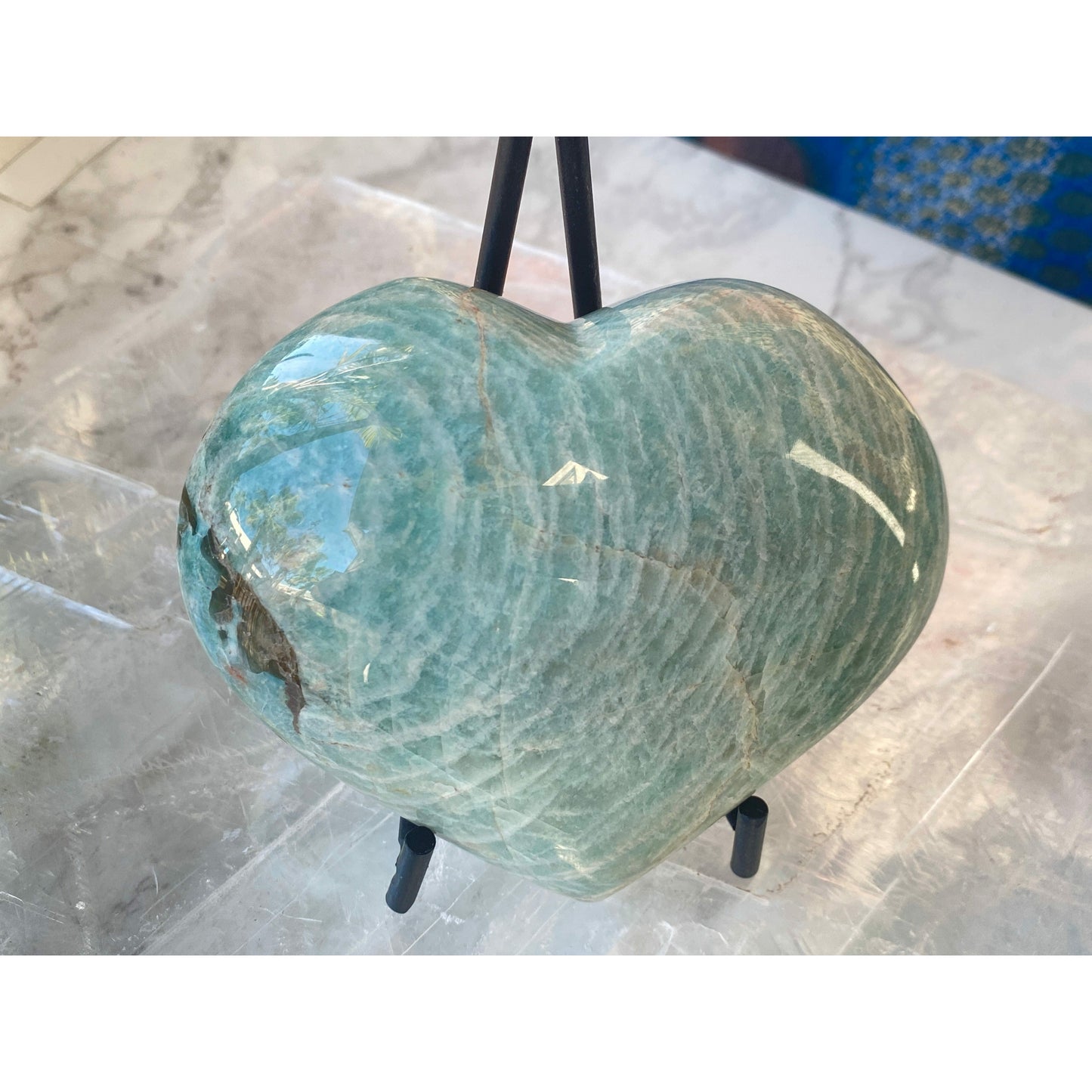 Amazonite Heart