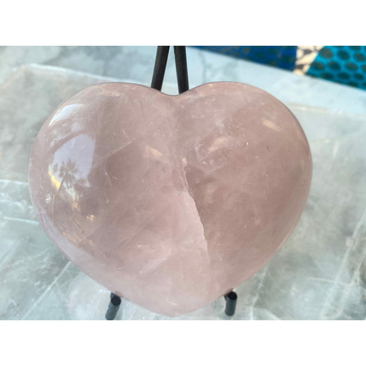 Rose Quartz Heart 003