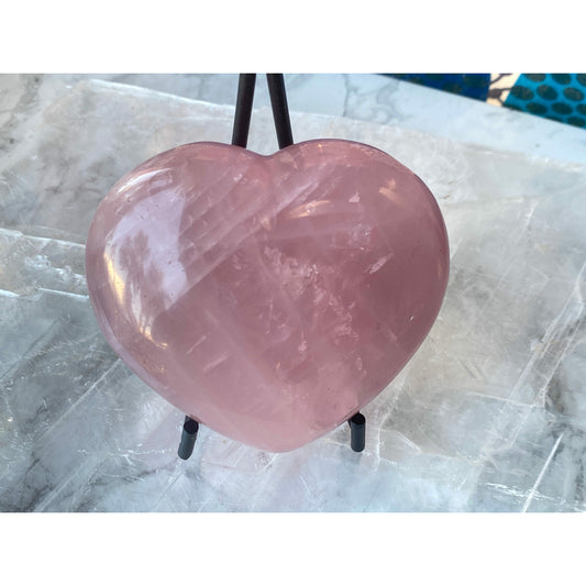 Rose Quartz Heart 002