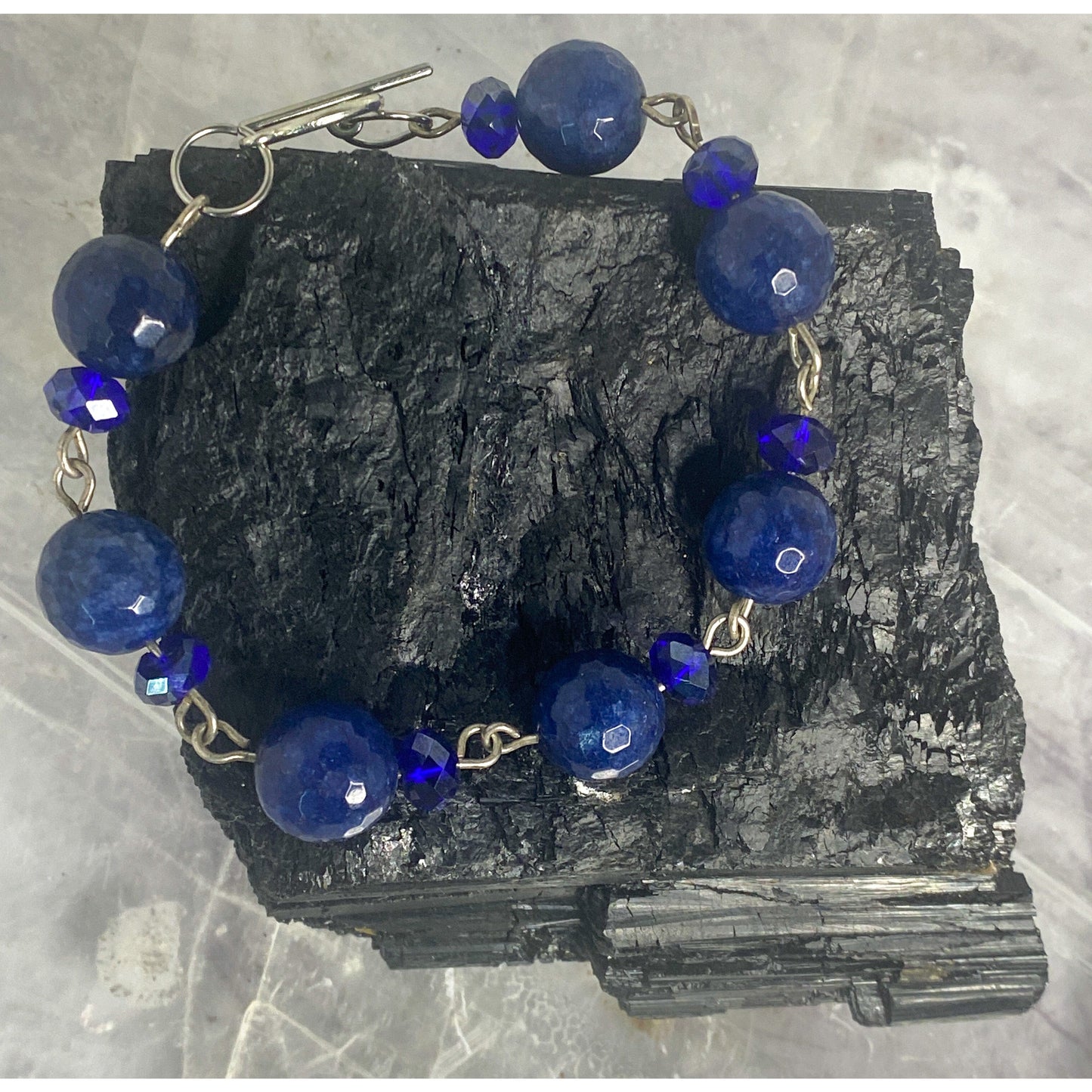 Blue Flame Lapis Lazuli Luxurious Bracelet